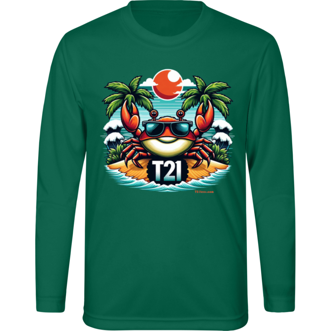 T21 "Pincher" - Youth Activewear Moisture-wicking, UV40+ Long-sleeve tee