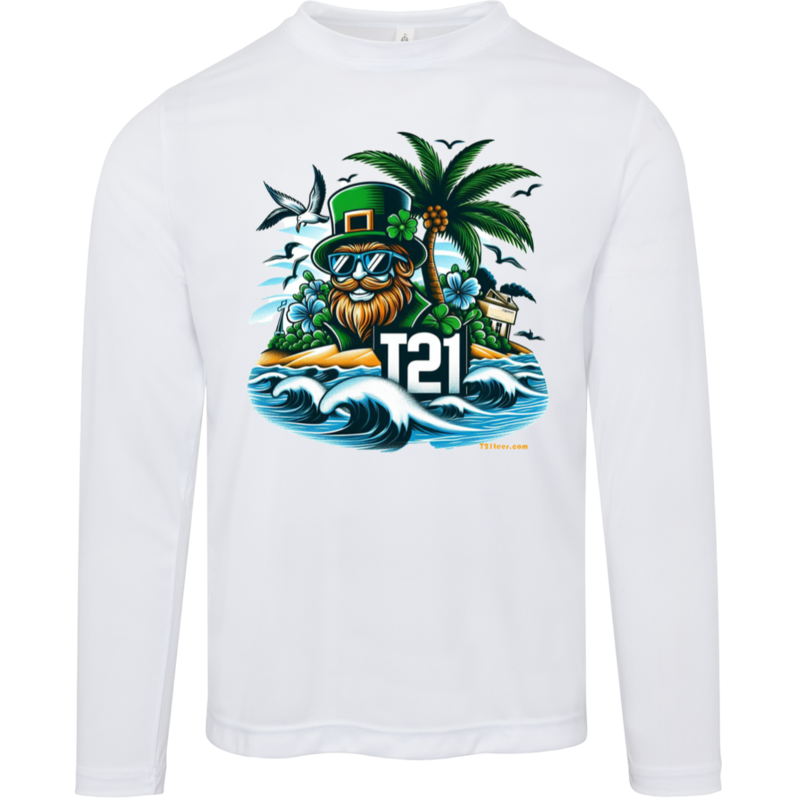 T21 "Patty" - Unisex Activewear Moisture-wicking, UV40+ Long-sleeve tee