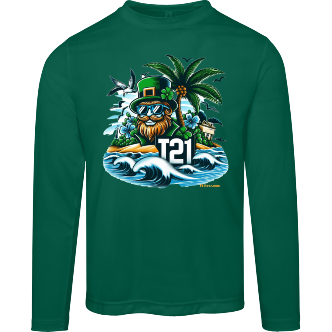 T21 "Patty" - Unisex Activewear Moisture-wicking, UV40+ Long-sleeve tee