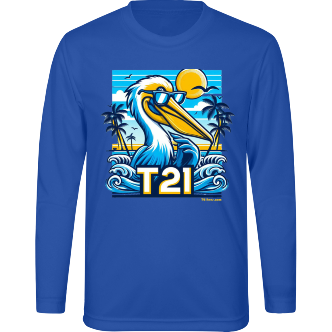 T21 "The Dude" - Youth Activewear Moisture-wicking, UV40+ Long-sleeve tee