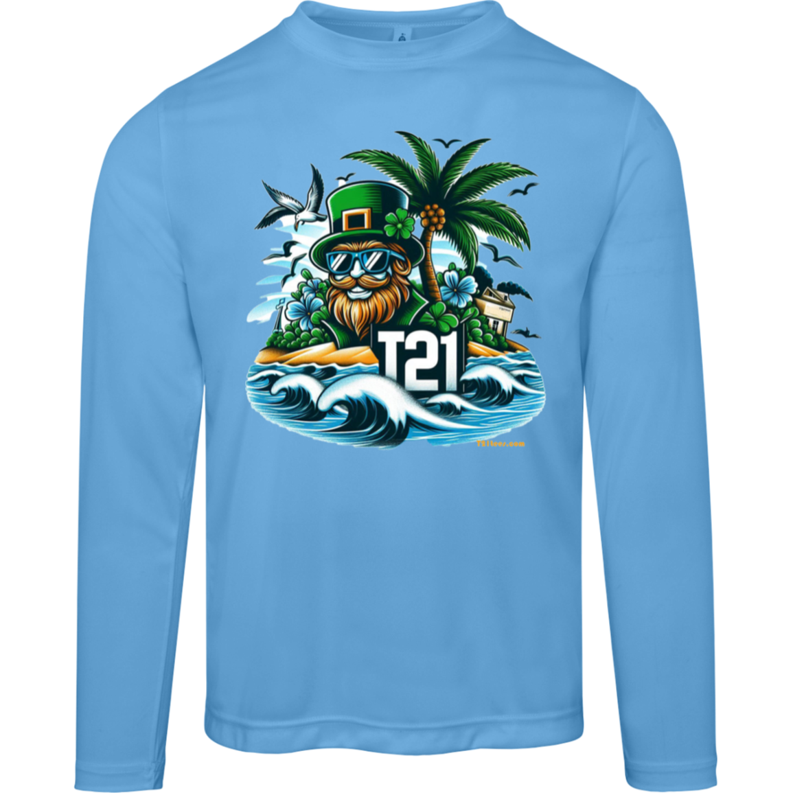 T21 "Patty" - Unisex Activewear Moisture-wicking, UV40+ Long-sleeve tee