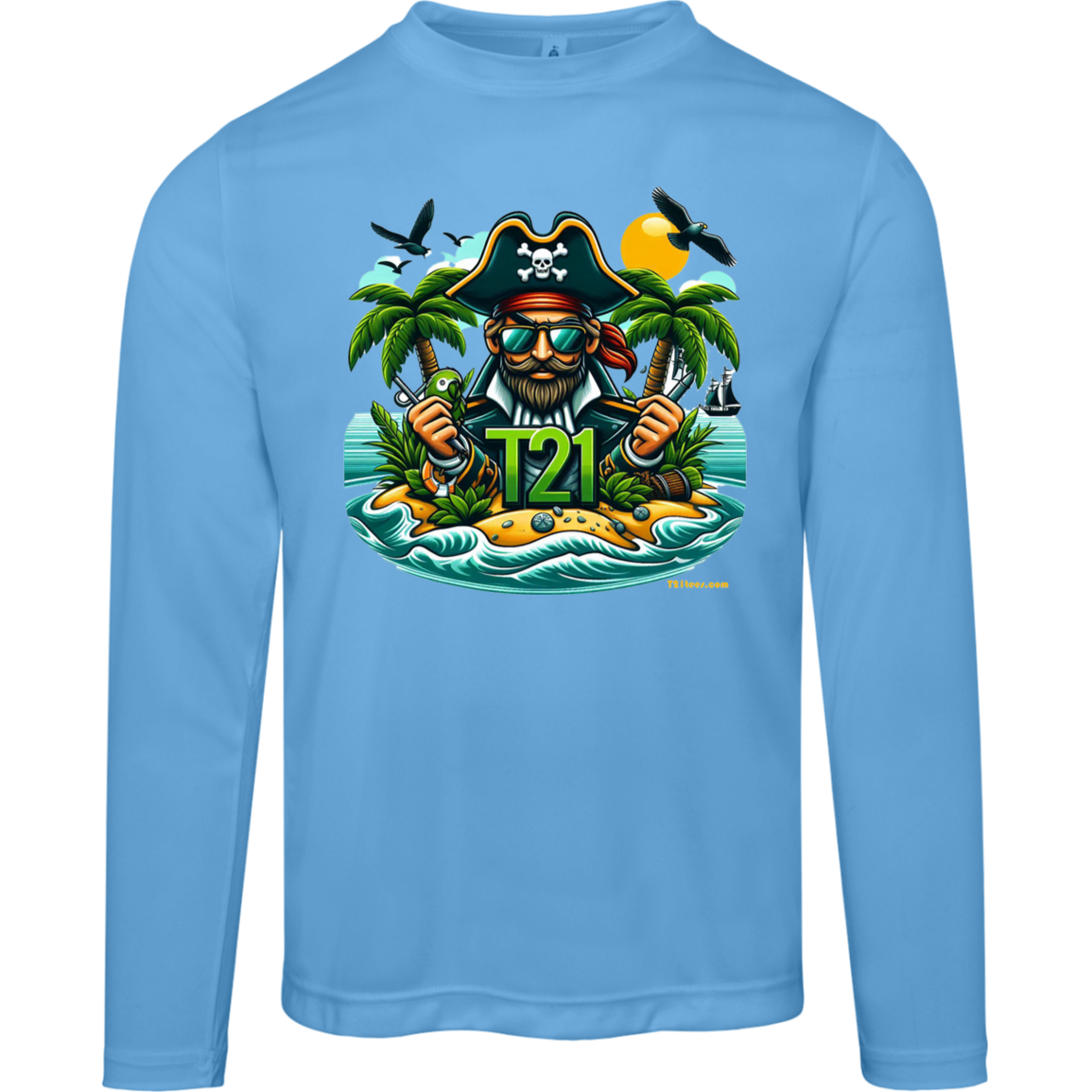T21 "Plank" - Unisex Activewear Moisture-wicking, UV40+ Long-sleeve tee