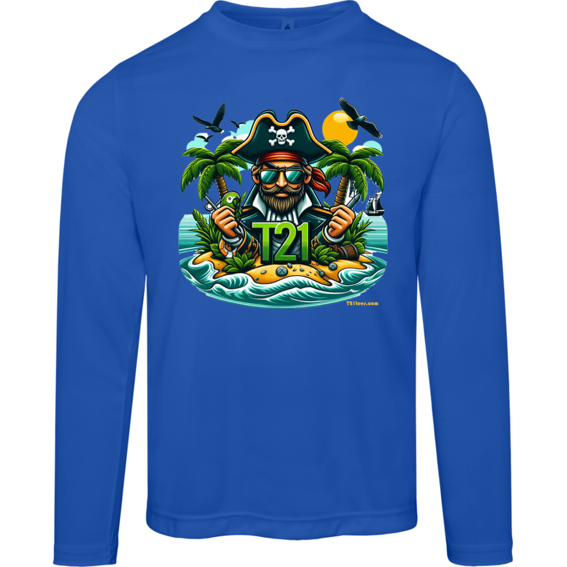 T21 "Plank" - Unisex Activewear Moisture-wicking, UV40+ Long-sleeve tee
