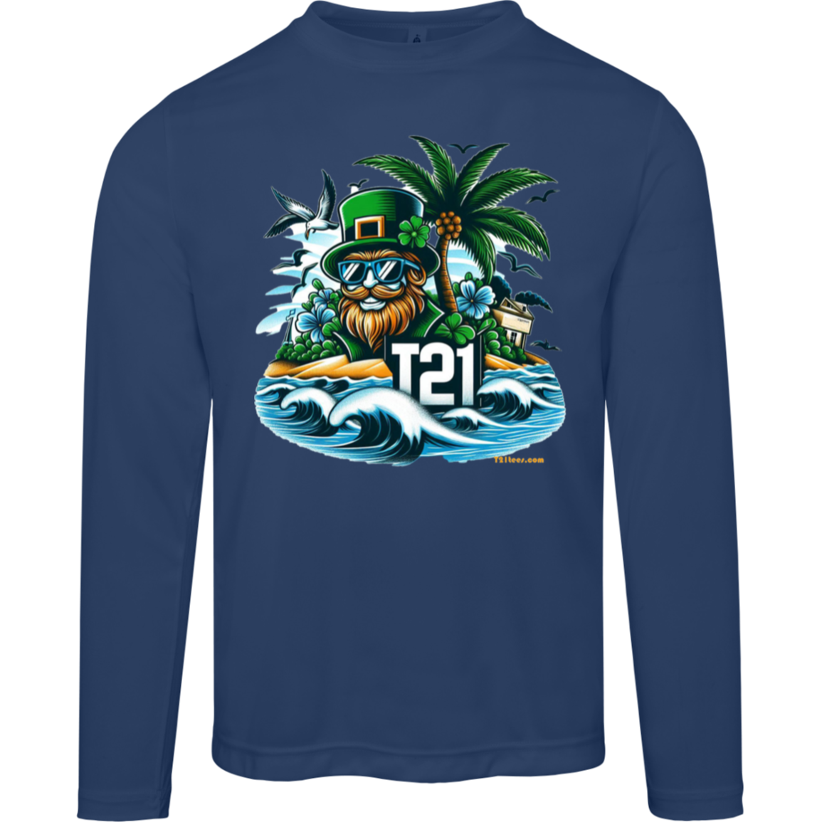 T21 "Patty" - Unisex Activewear Moisture-wicking, UV40+ Long-sleeve tee