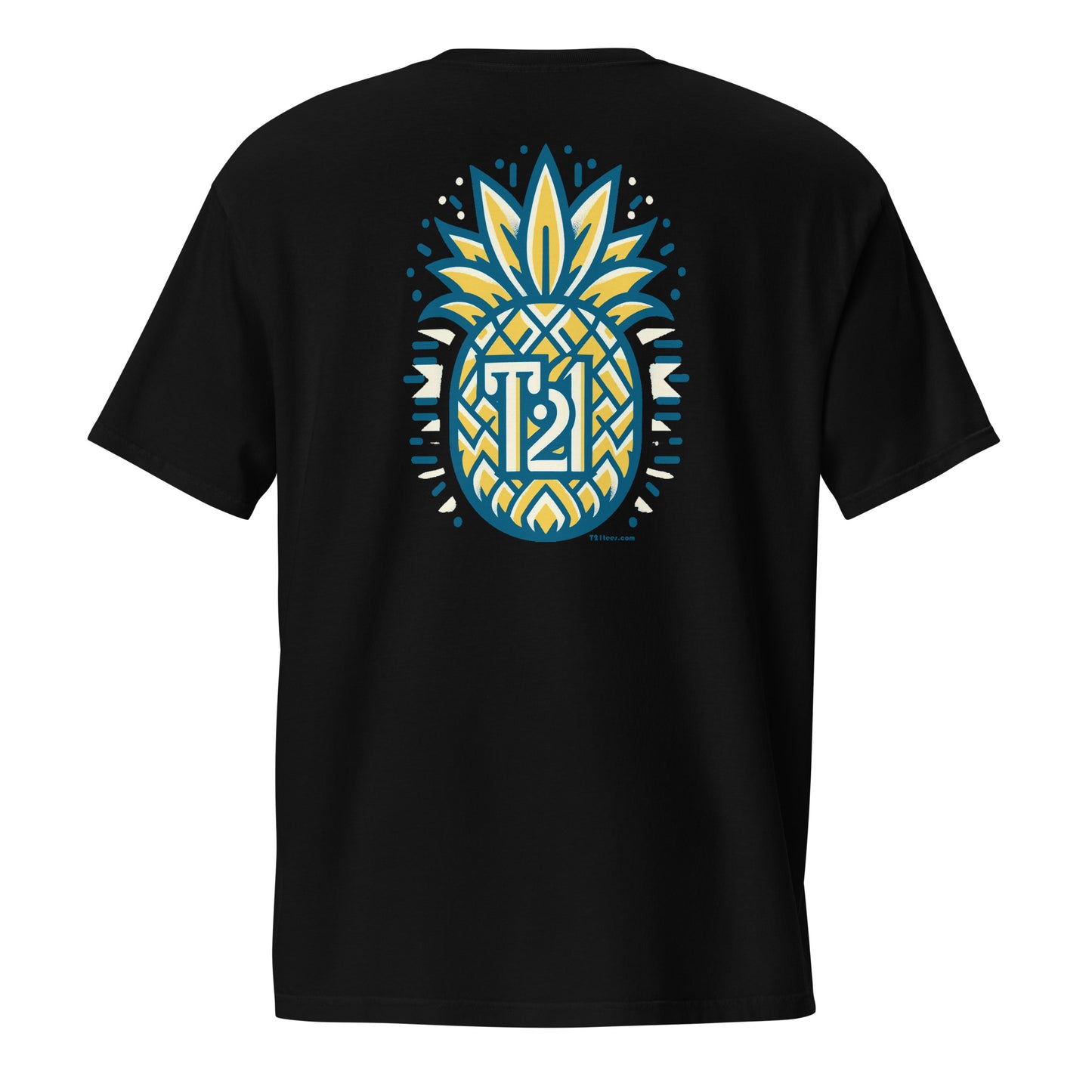 T21 "Pineapple Ice" - Camiseta con bolsillo teñida en prenda para hombre - varios colores