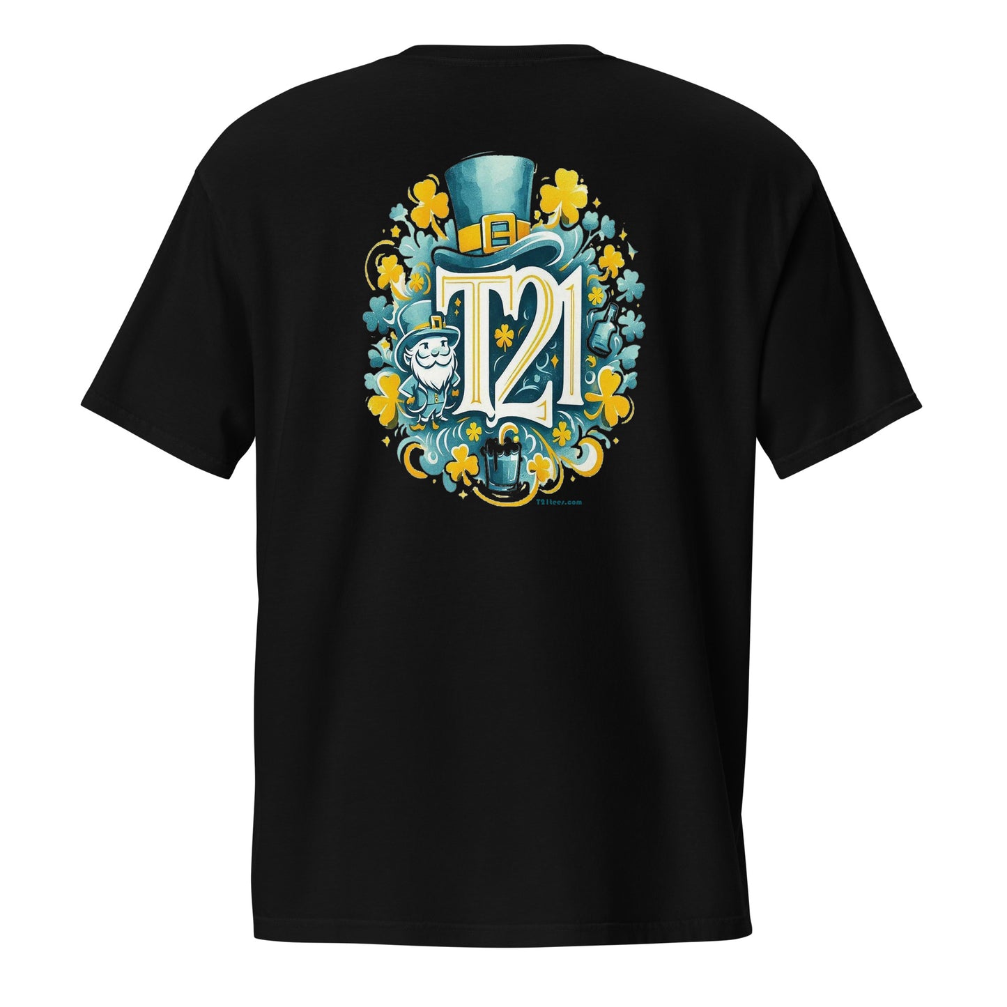 T21 "Saint Patty" - Unisex Relaxed-fit Pocket T-shirt - multiple colors