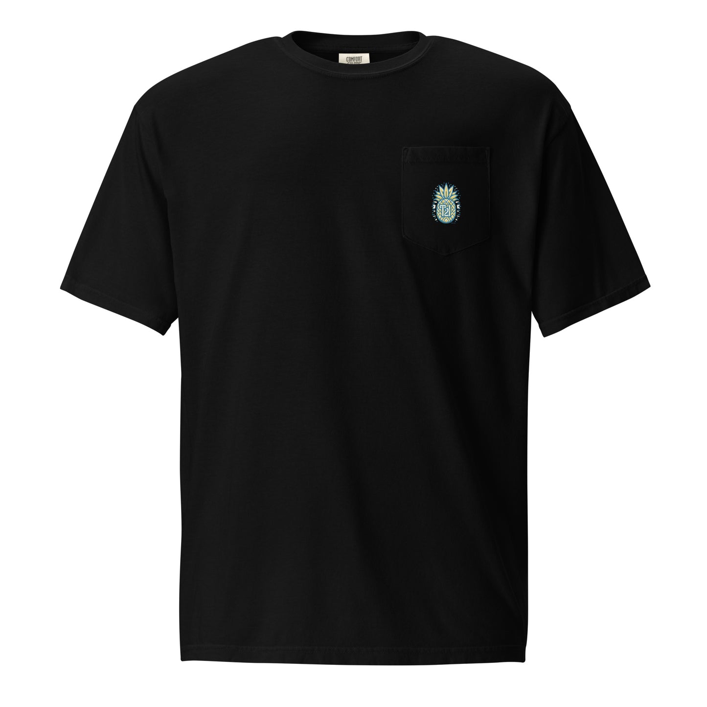 T21 "Pineapple Ice" - Camiseta con bolsillo teñida en prenda para hombre - varios colores