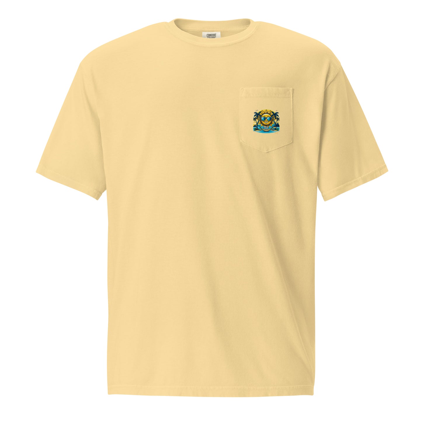 T21 "Sunshine Daydream" - Unisex Relaxed-fit Pocket T-shirt - multiple colors
