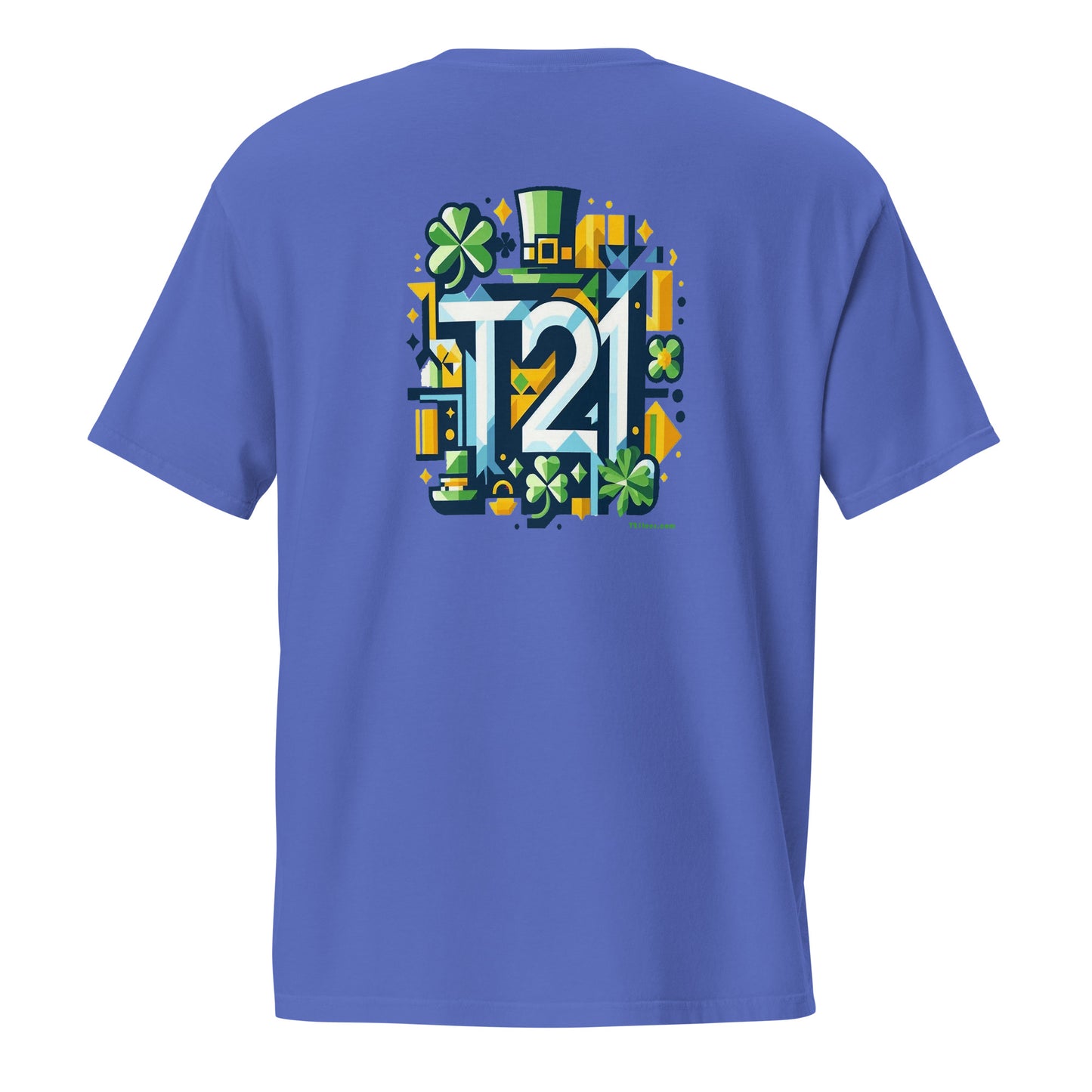 T21 "Lucky" - Unisex Relaxed-fit Pocket T-shirt - multiple colors