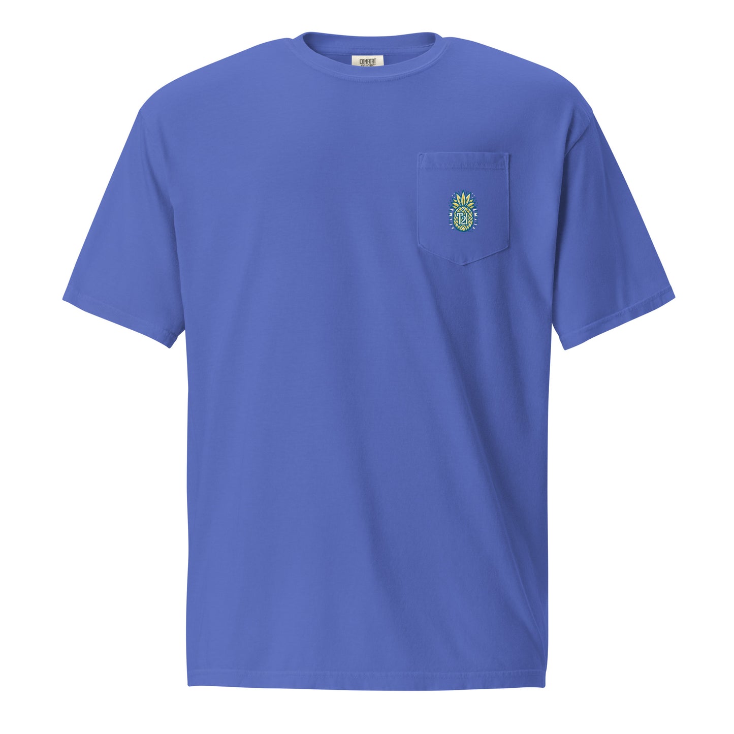 T21 "Pineapple Ice" - Camiseta con bolsillo teñida en prenda para hombre - varios colores