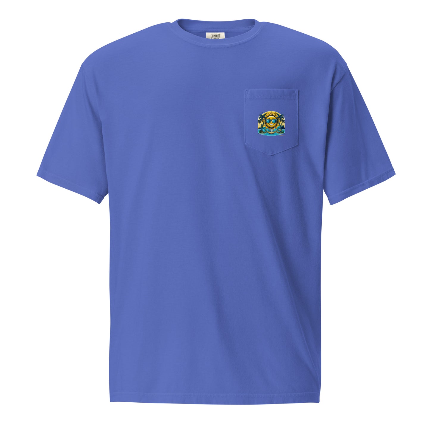 T21 "Sunshine Daydream" - Unisex Relaxed-fit Pocket T-shirt - multiple colors