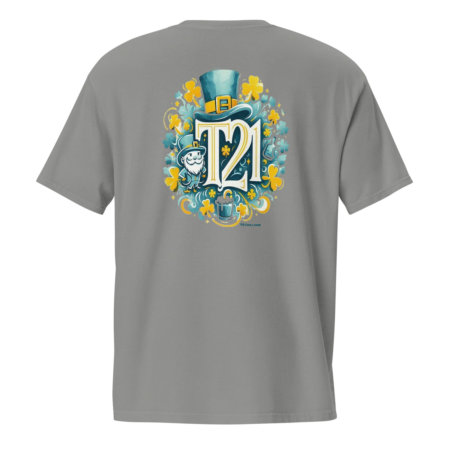 T21 "Saint Patty" - Unisex Relaxed-fit Pocket T-shirt - multiple colors