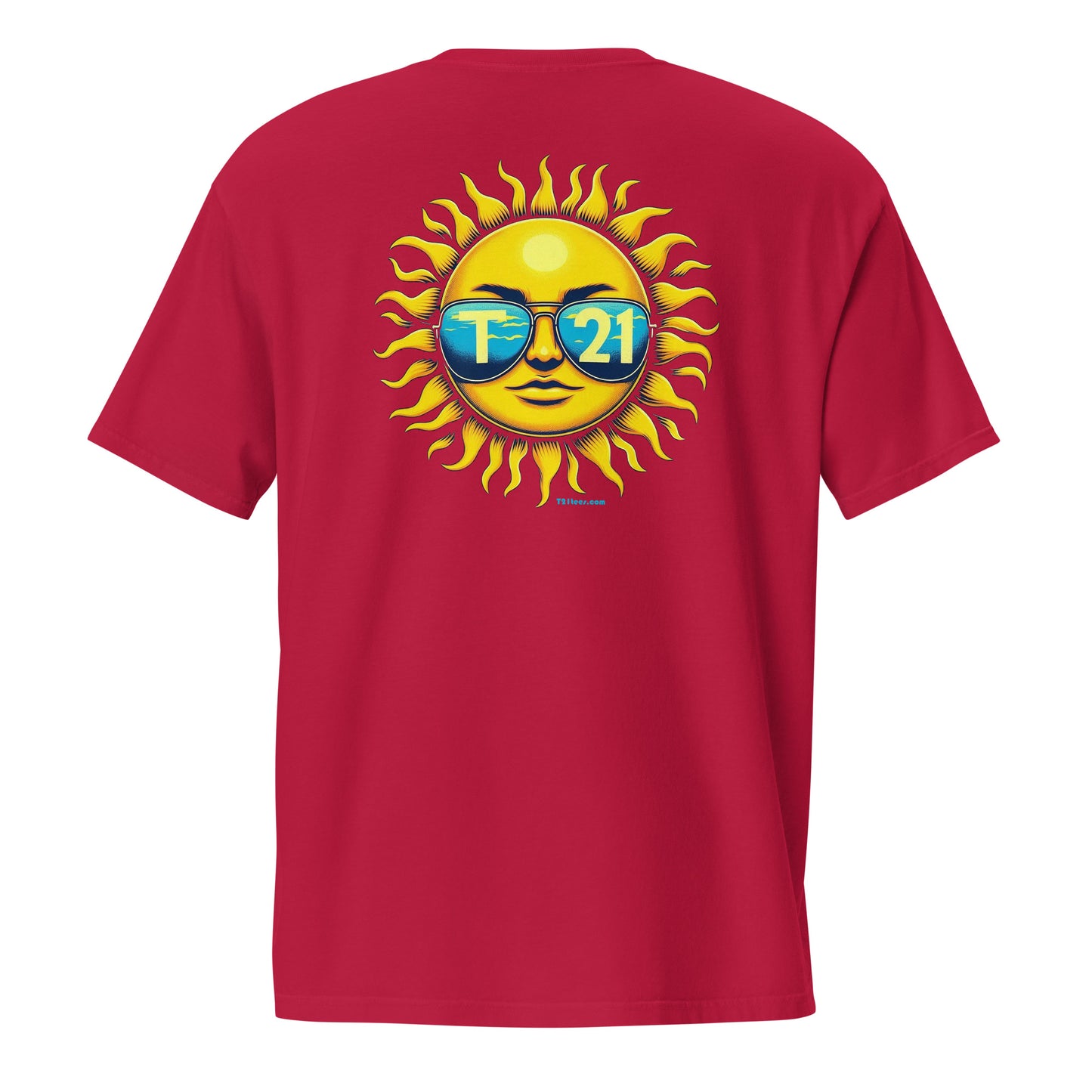 T21 "Sunny Shades" - Unisex Relaxed-fit Pocket T-shirt - multiple colors