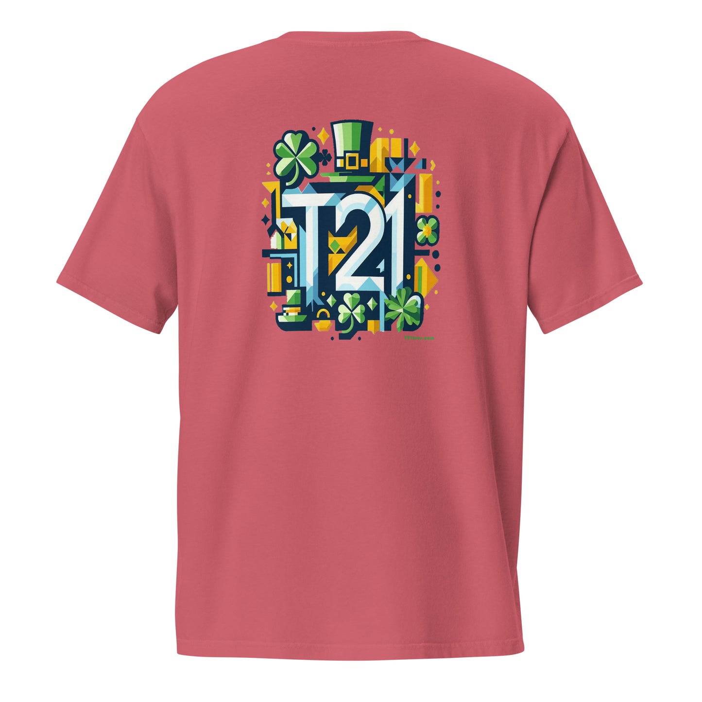 T21 "Lucky" - Unisex Relaxed-fit Pocket T-shirt - multiple colors