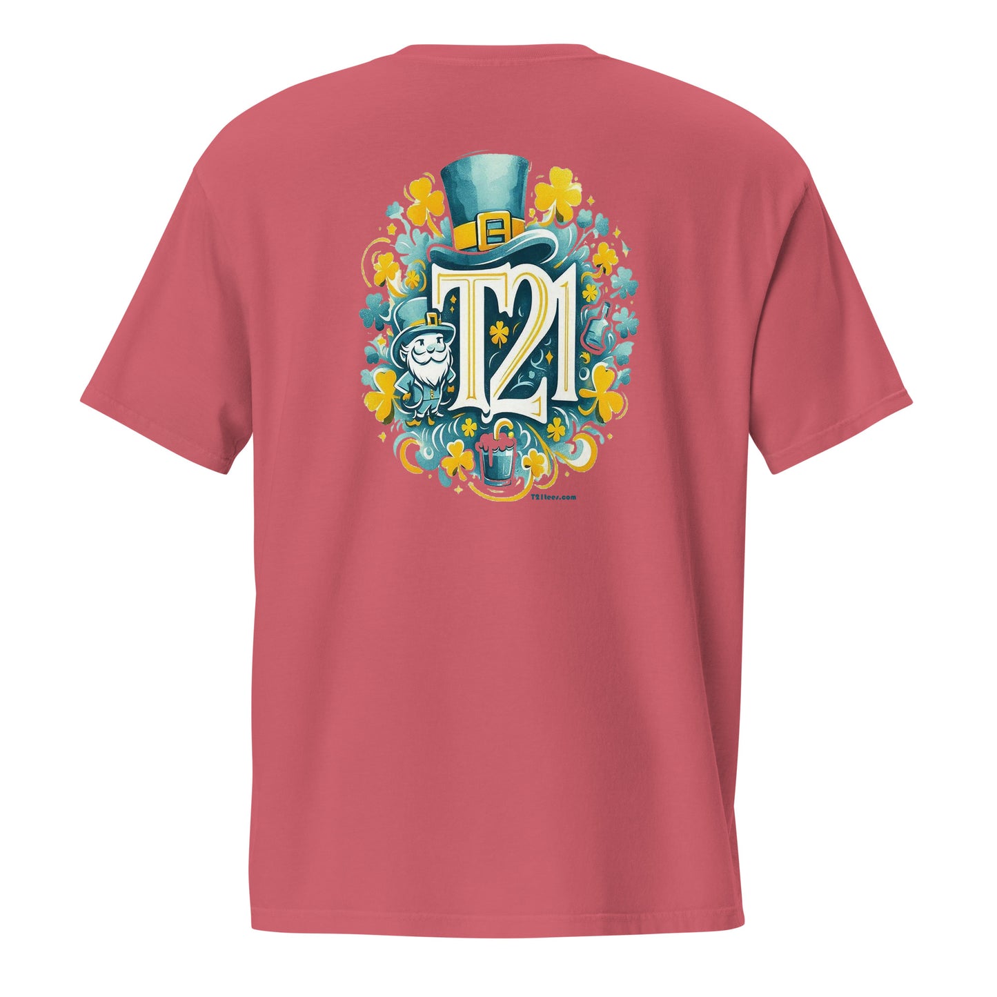 T21 "Saint Patty" - Unisex Relaxed-fit Pocket T-shirt - multiple colors