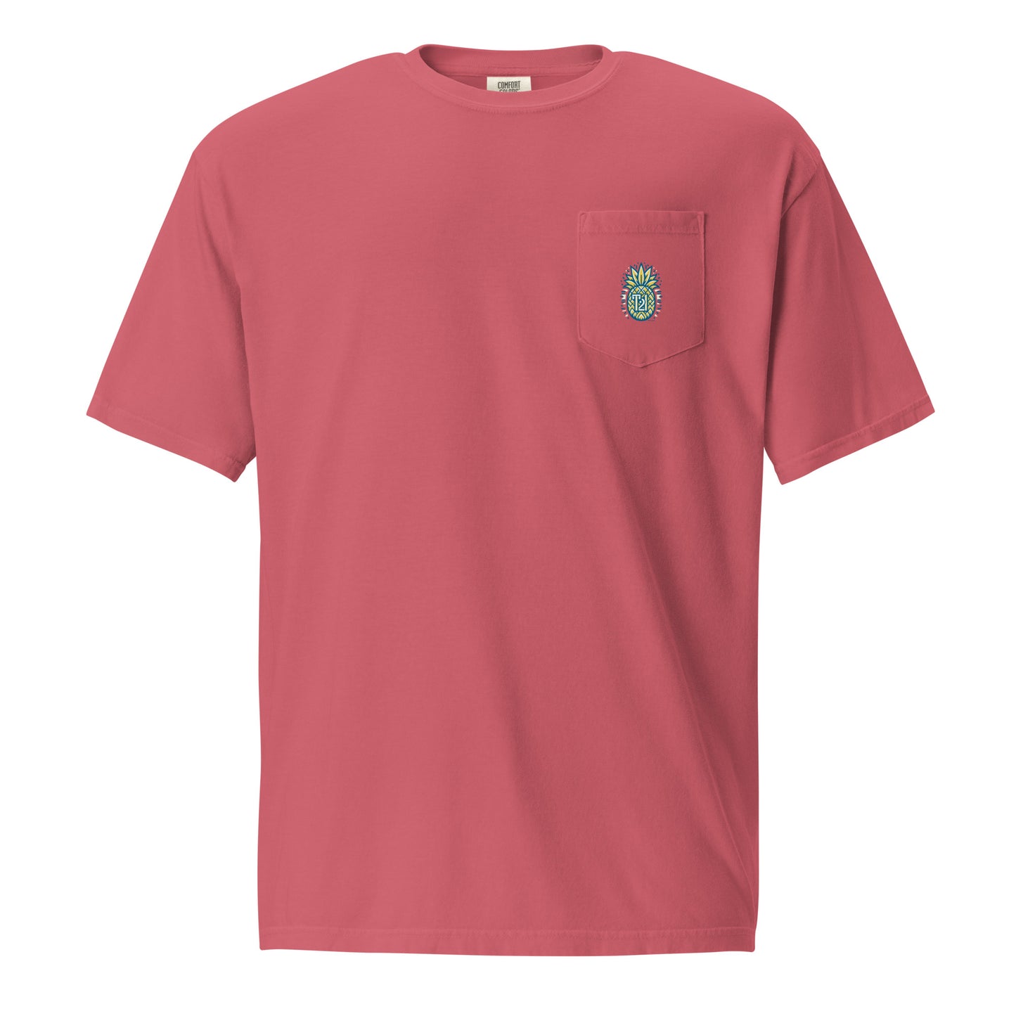 T21 "Pineapple Ice" - Camiseta con bolsillo teñida en prenda para hombre - varios colores