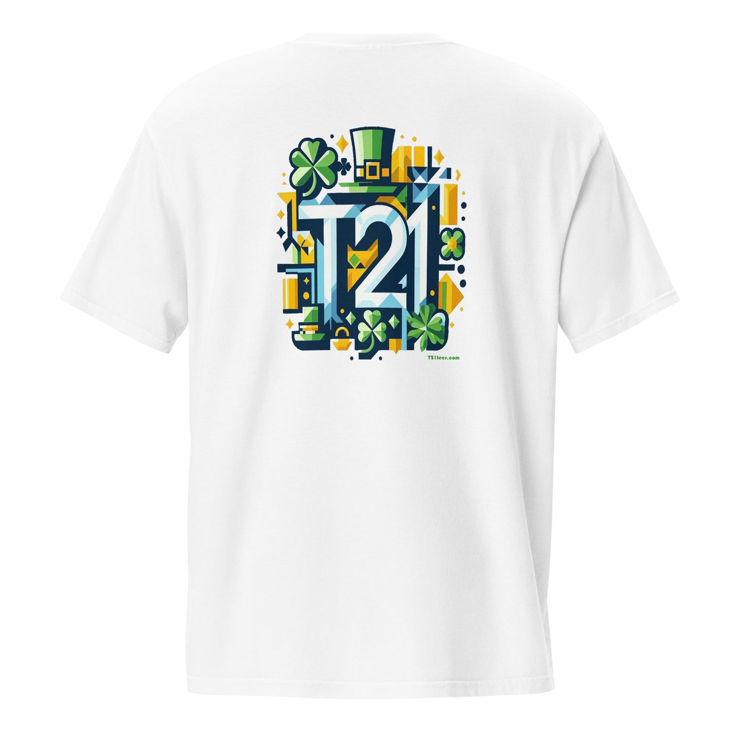 T21 "Lucky" - Unisex Relaxed-fit Pocket T-shirt - multiple colors
