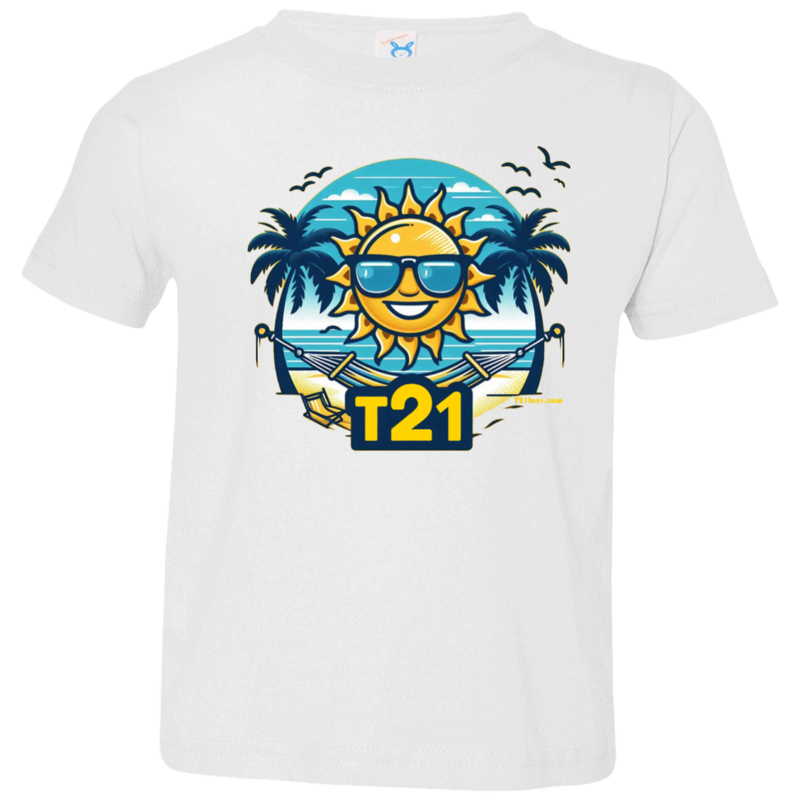 T21 "Funday" - Toddler Jersey T-Shirt - colors