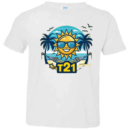 T21 "Funday" - Toddler Jersey T-Shirt - colors