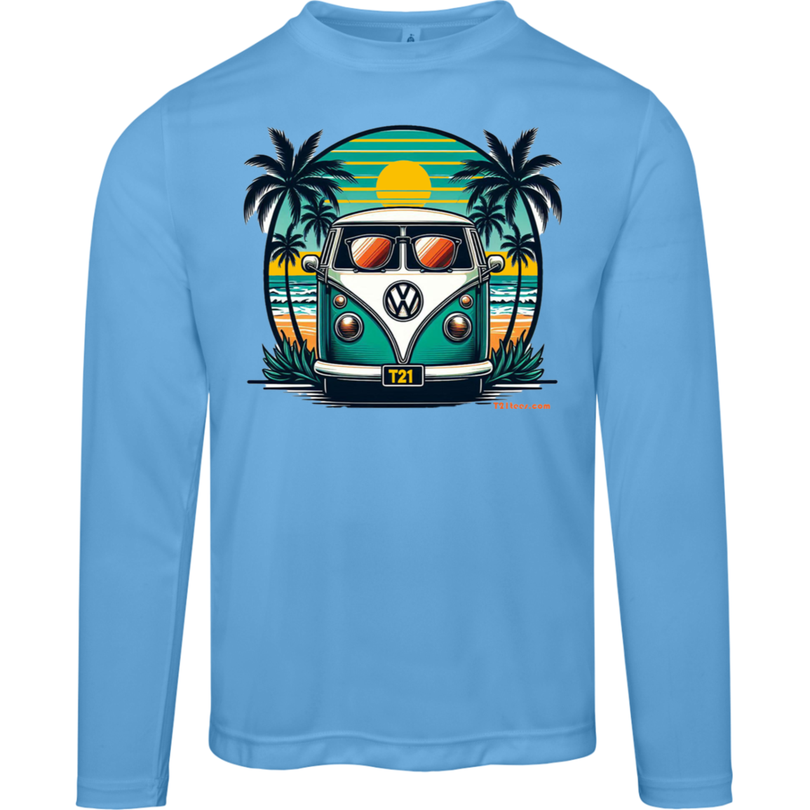 T21 "Sunrise Daydream" - Unisex Moisture-wicking, UV40+ Long-sleeve tee