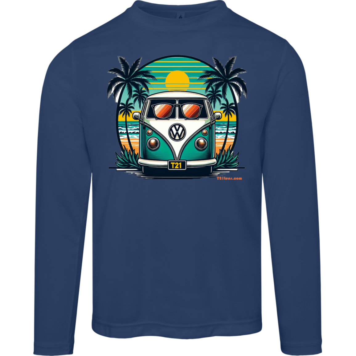 T21 "Sunrise Daydream" - Unisex Moisture-wicking, UV40+ Long-sleeve tee