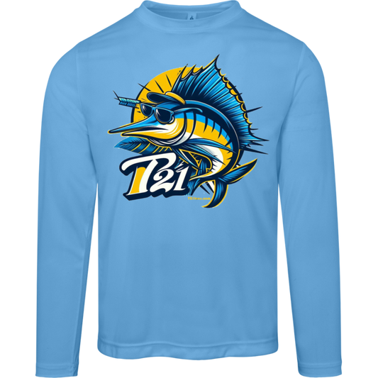 T21 "Willy T" - Unisex Activewear Moisture-wicking, UV40+ Long-sleeve tee