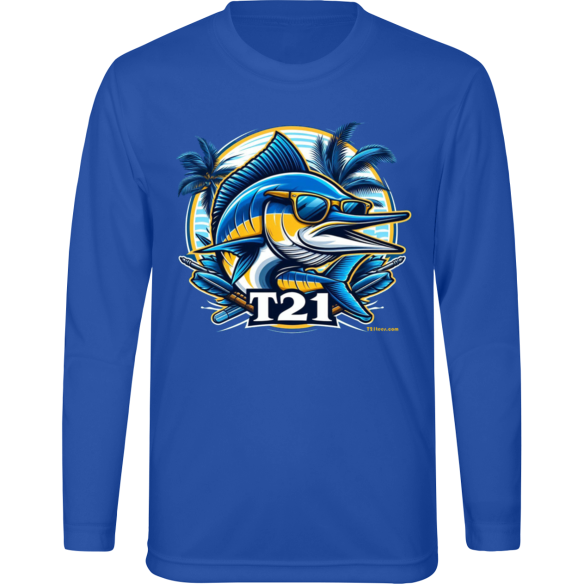 T21 "Willy" - Youth Activewear Moisture-wicking, UV40+ Long-sleeve tee