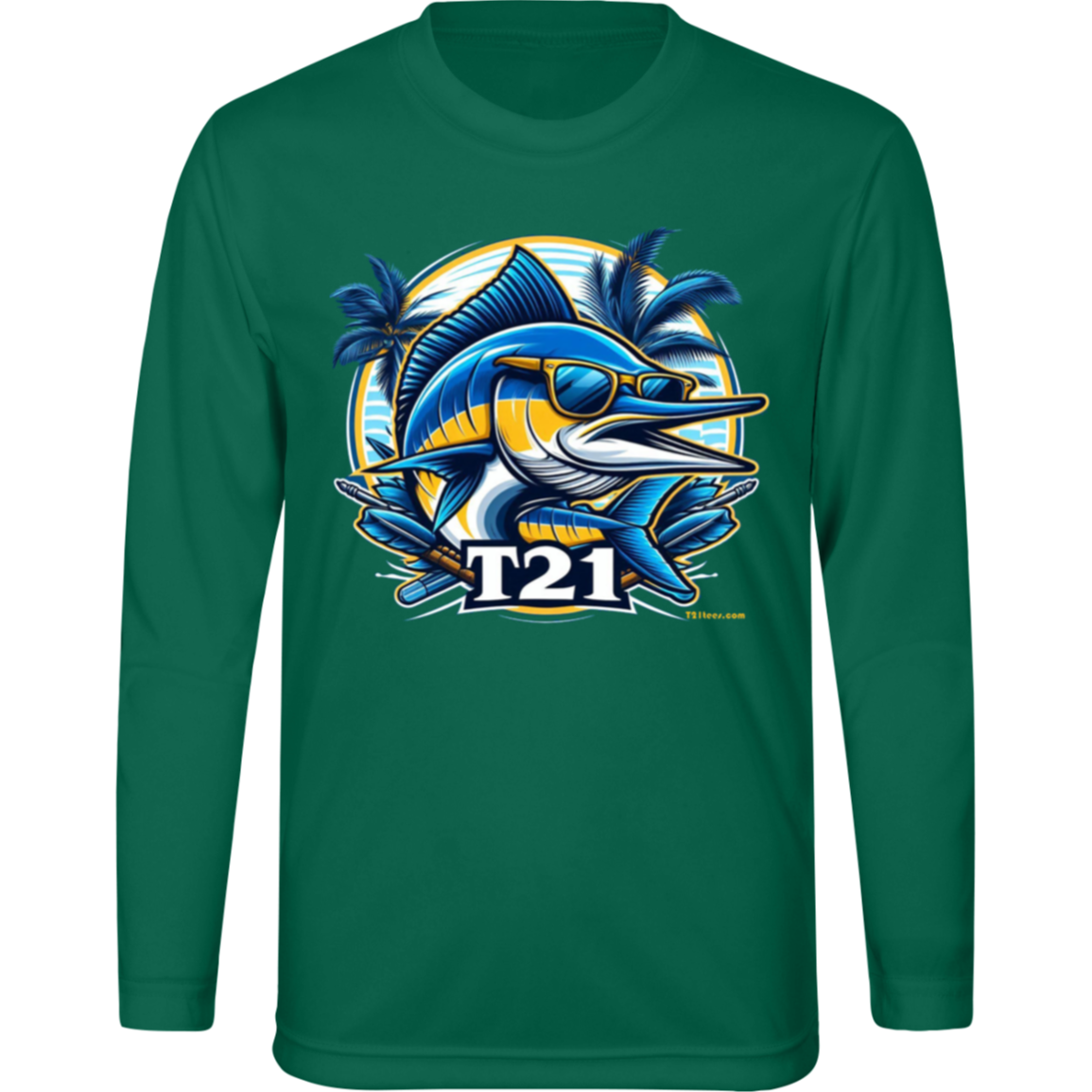 T21 "Willy" - Youth Activewear Moisture-wicking, UV40+ Long-sleeve tee