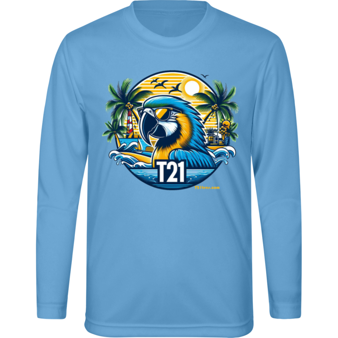 T21 "Chill" - Youth Activewear Moisture-wicking, UV40+ Long-sleeve tee