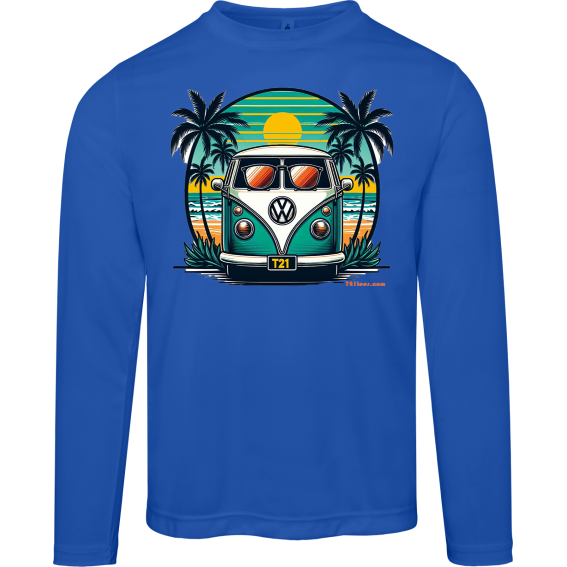 T21 "Sunrise Daydream" - Unisex Moisture-wicking, UV40+ Long-sleeve tee