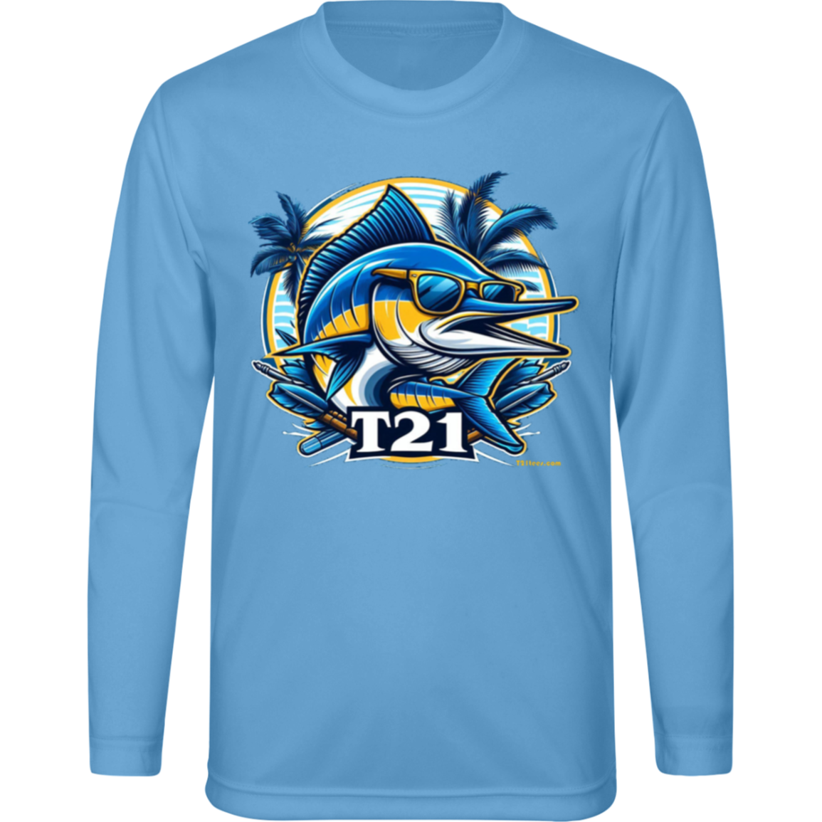 T21 "Willy" - Youth Activewear Moisture-wicking, UV40+ Long-sleeve tee