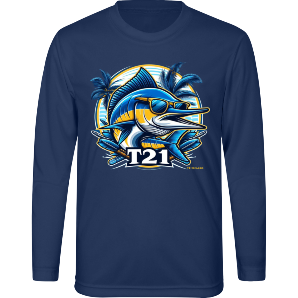 T21 "Willy" - Youth Activewear Moisture-wicking, UV40+ Long-sleeve tee