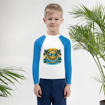 T21 "Sunshine Daydream" Down Syndrome Awareness Kids Rash Guard