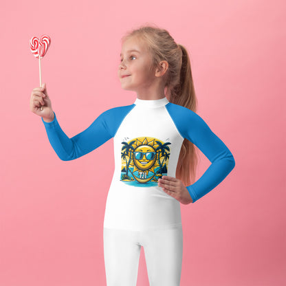 T21 "Sunshine Daydream" Down Syndrome Awareness Kids Rash Guard