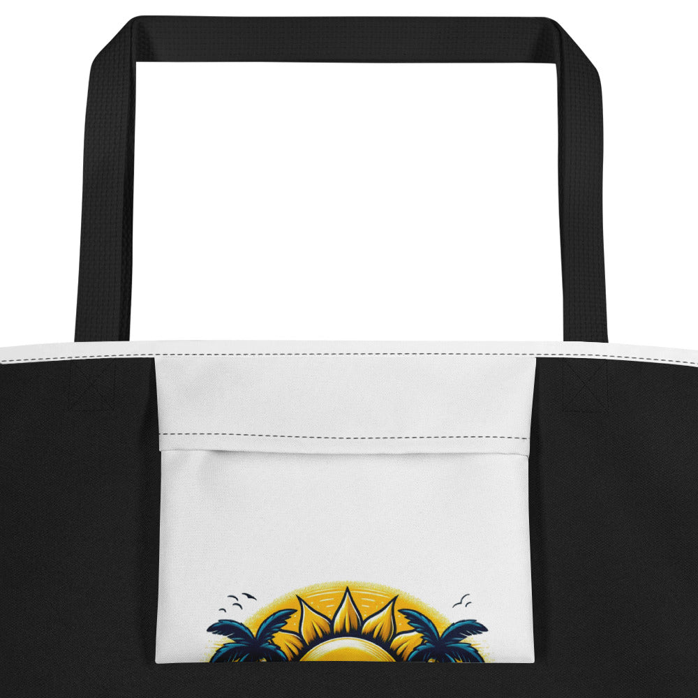 T21 "Sunshine Daydream" Down Syndrome Awareness Large Tote Bag