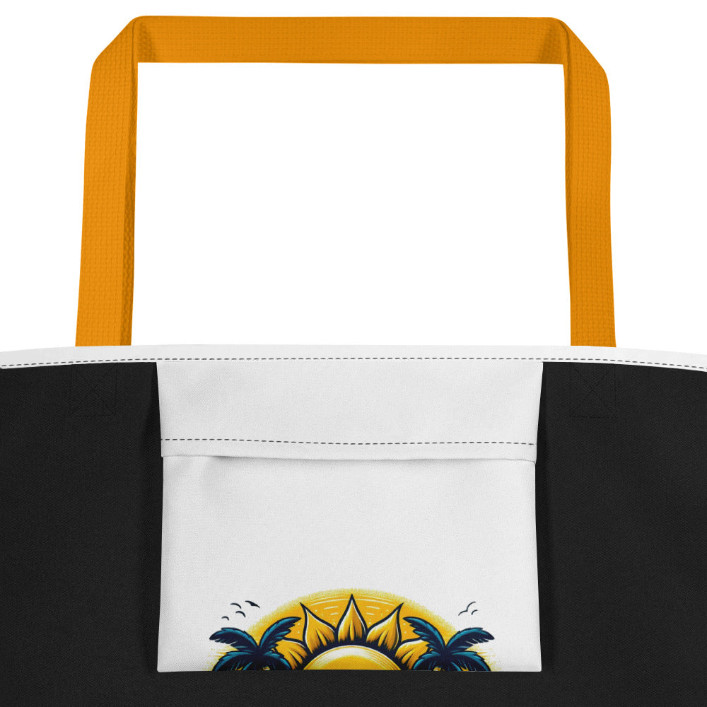 T21 "Sunshine Daydream" Down Syndrome Awareness Large Tote Bag