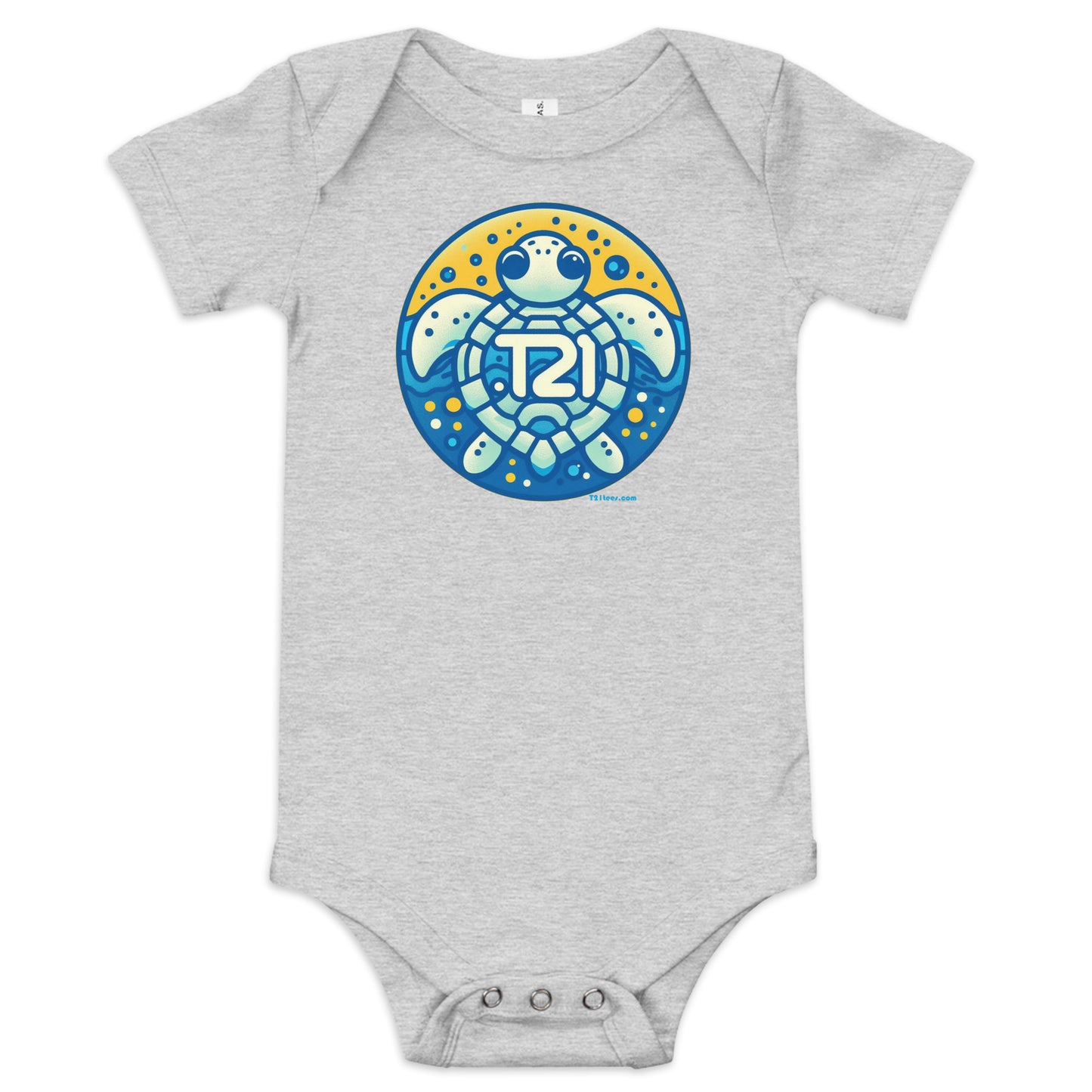 T21 "Ocean Quest" - Baby short sleeve one piece - multiple colors