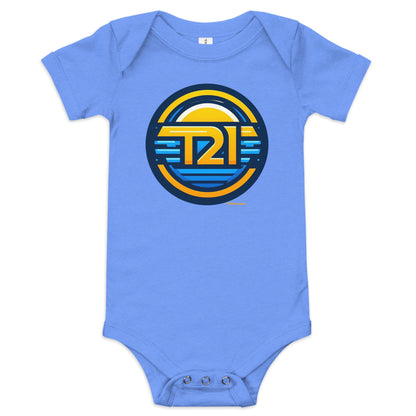 T21 "Horizon" - Baby Short Sleeve One Piece - multiple colors