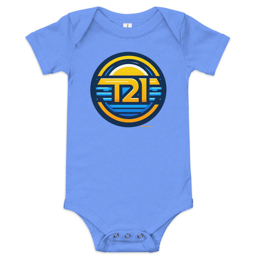 T21 "Horizon" - Baby Short Sleeve One Piece - multiple colors