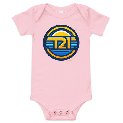 T21 "Horizon" - Baby Short Sleeve One Piece - multiple colors