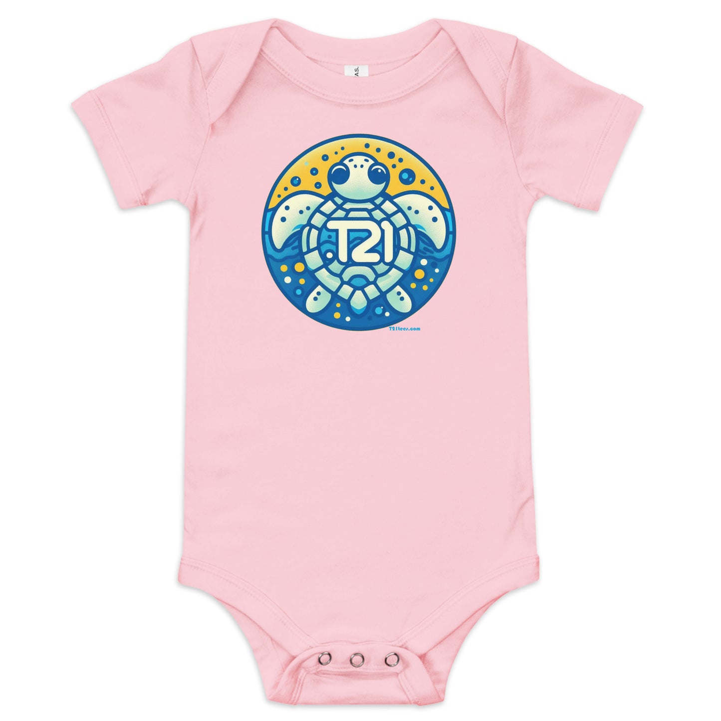 T21 "Ocean Quest" - Baby short sleeve one piece - multiple colors