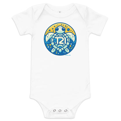 T21 "Ocean Quest" - Baby short sleeve one piece - multiple colors