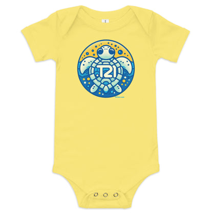 T21 "Ocean Quest" - Baby short sleeve one piece - multiple colors