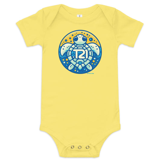 T21 "Ocean Quest" - Baby short sleeve one piece - multiple colors