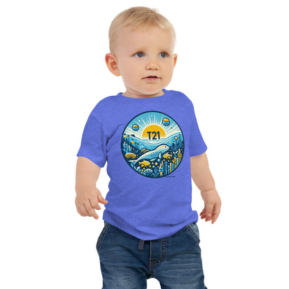 T21 "Friendly Sea" - Baby Jersey Short Sleeve Tee - multiple colors