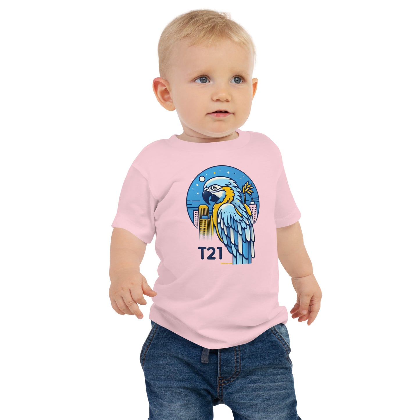 T21 "Polly" - Baby Jersey Short Sleeve Tee - multiple colors