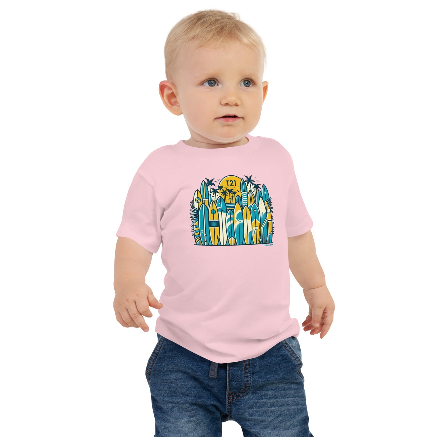 T21 "Board Row" - Baby Jersey Short Sleeve Tee - multiple colors