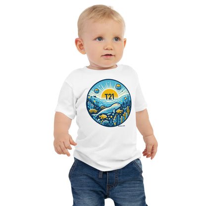 T21 "Friendly Sea" - Baby Jersey Short Sleeve Tee - multiple colors