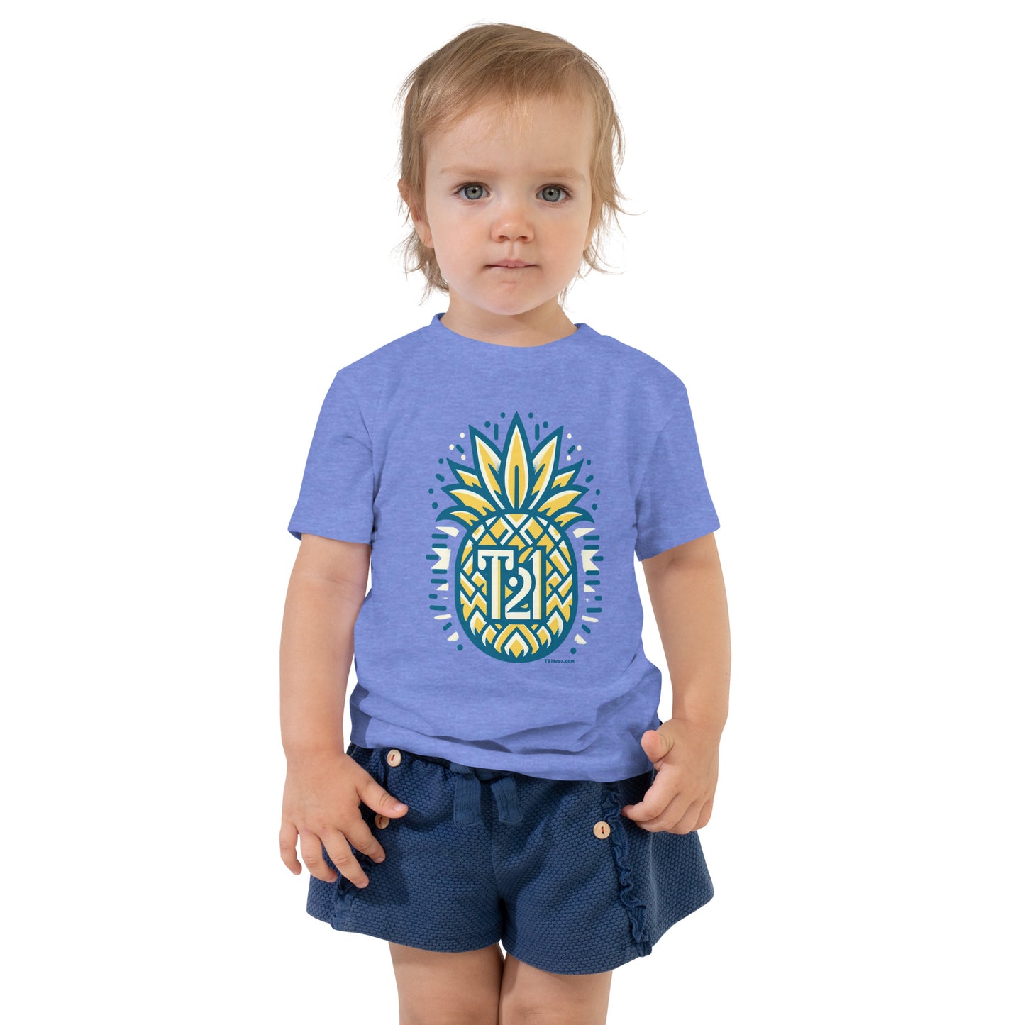 T21 "Pineapple Ice" - Toddler Short Sleeve Tee - multiple colors