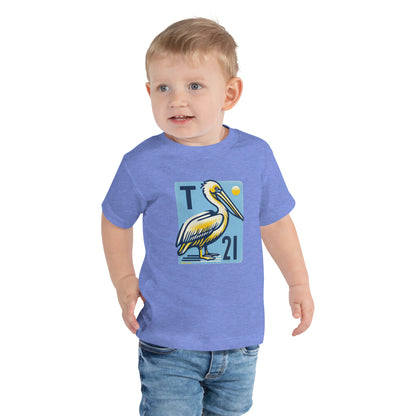 T21 "Waiting for Fish" - Toddler Short Sleeve Tee - multiple colors